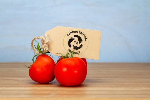 Tomato With Carbon Neutral Product Label Consumer Labels On Food